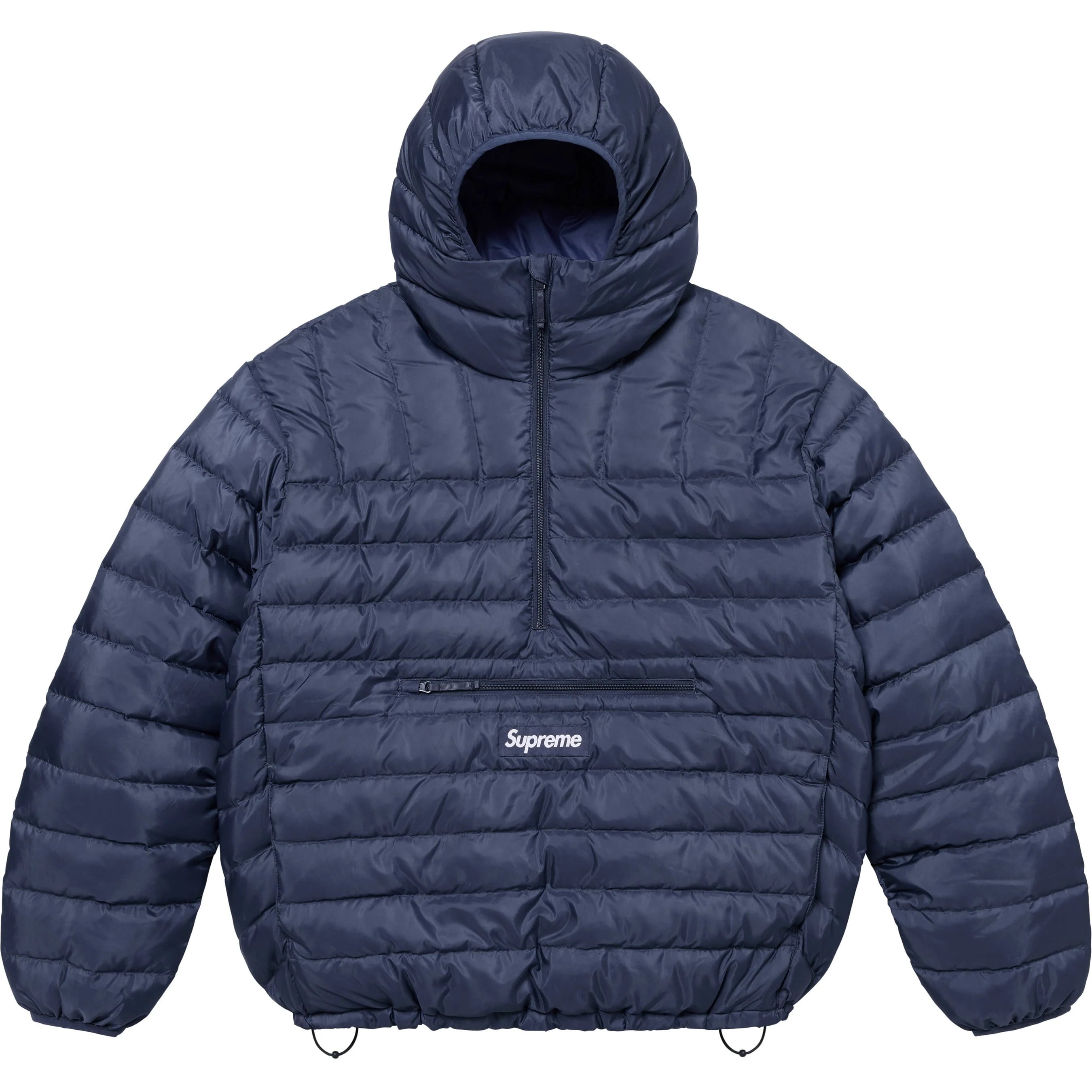 Micro Down Half Zip Hooded Pullover view 2